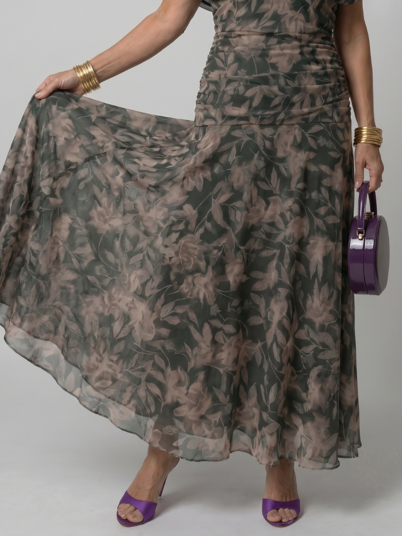 Silke | Off-shoulder midi-jurk