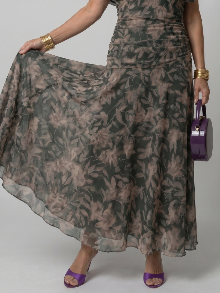 Silke | Off-shoulder midi-jurk