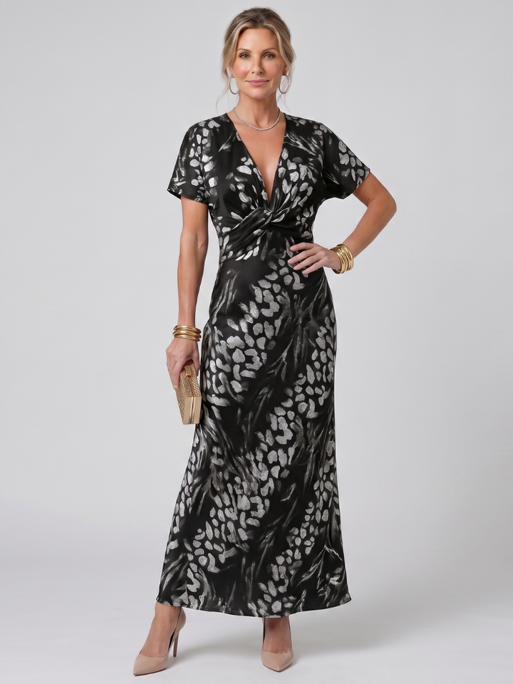 Stella Maxikleid abstraktes Muster – Ansicht 05