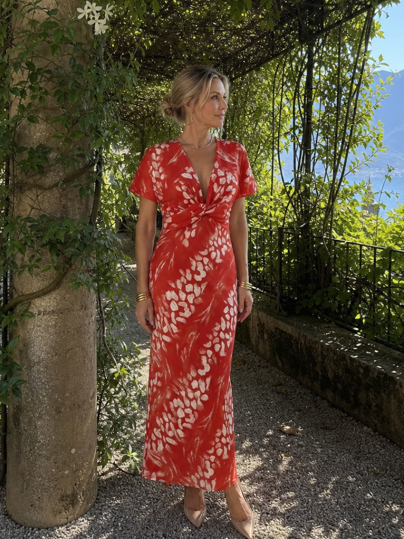 Stella Maxikleid abstraktes Muster – Ansicht 06