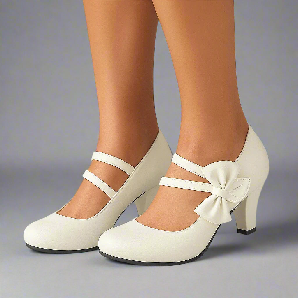 Hanna | Mary-Jane-Pumps mit Schleife – Ansicht 07