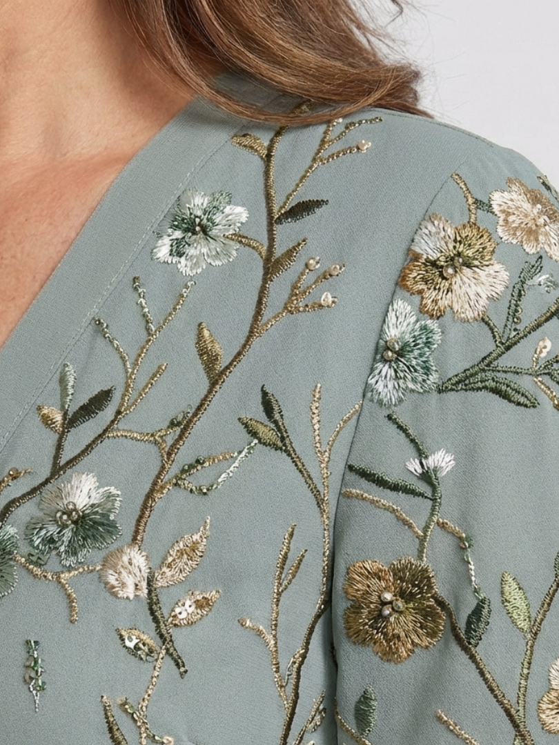 Amelie | Bloemenmaxijurk
