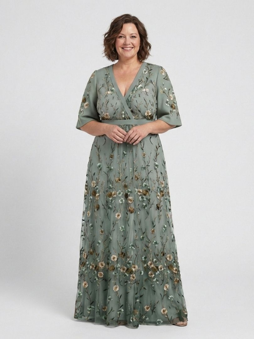Amelie | Bloemenmaxijurk