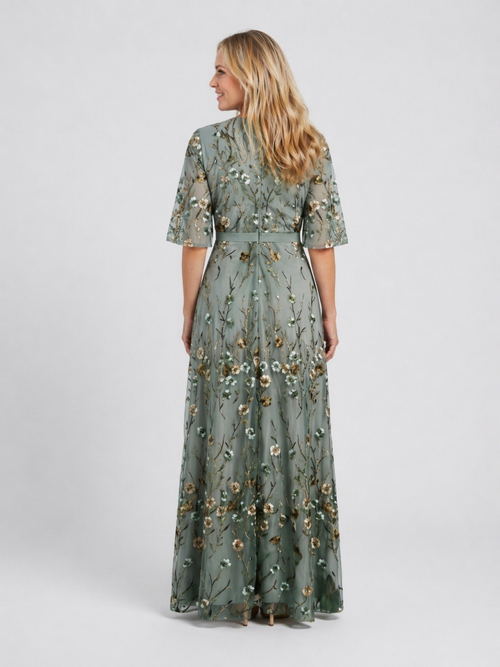 Amelie | Bloemenmaxijurk