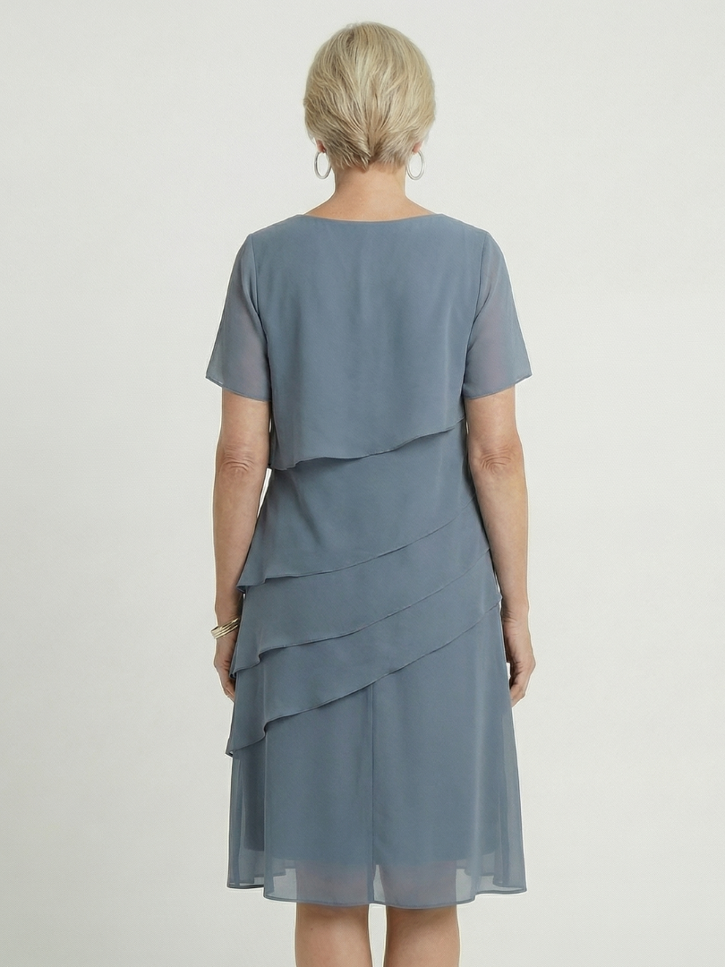 Luisa | Figurbetontes Midi-Kleid