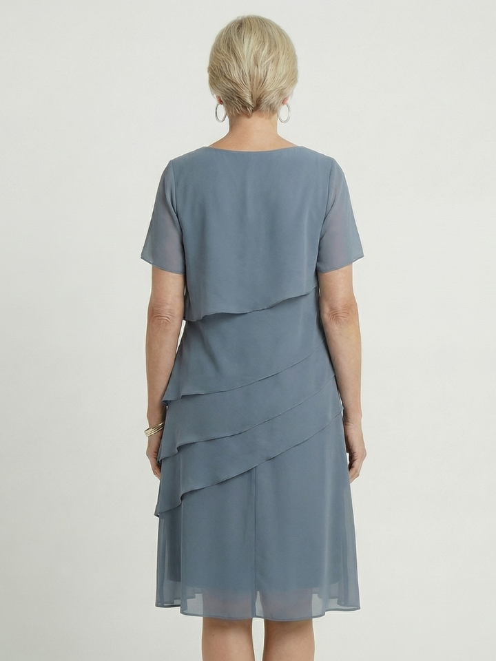 Luisa | Figurbetontes Midi-Kleid