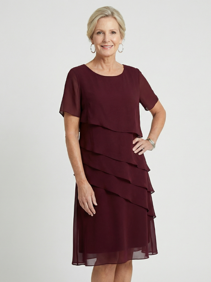 Luisa | Figurbetontes Midi-Kleid