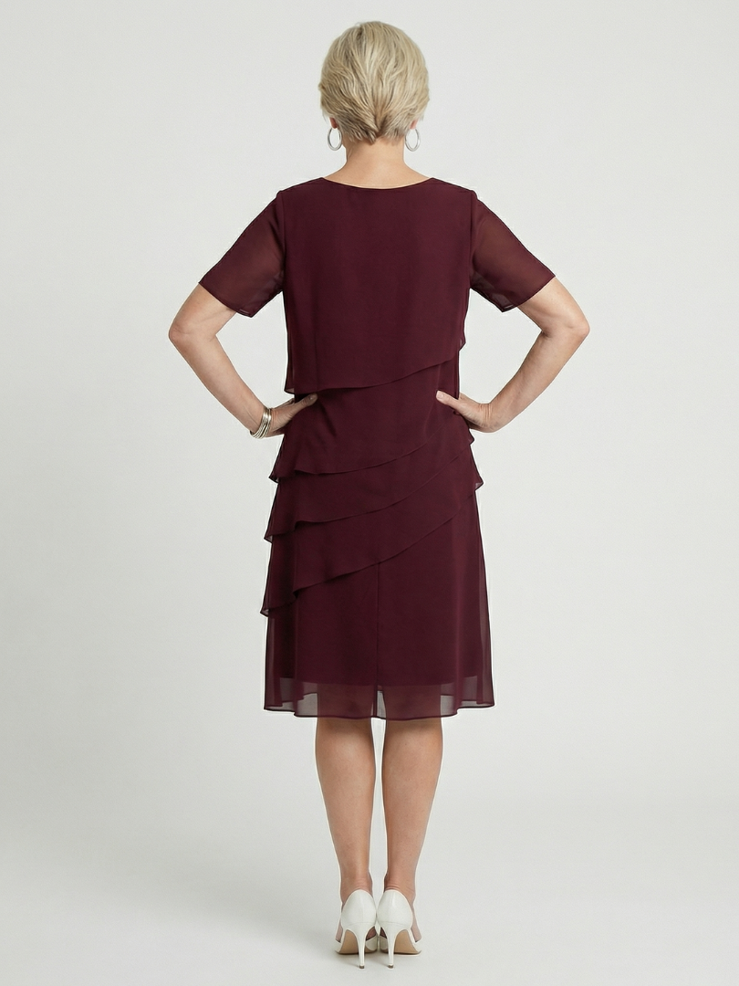 Luisa | Figurbetontes Midi-Kleid