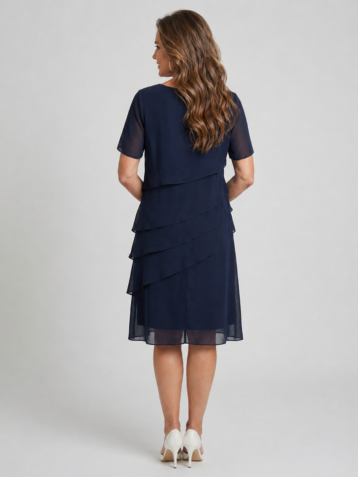 Luisa | Figurbetontes Midi-Kleid