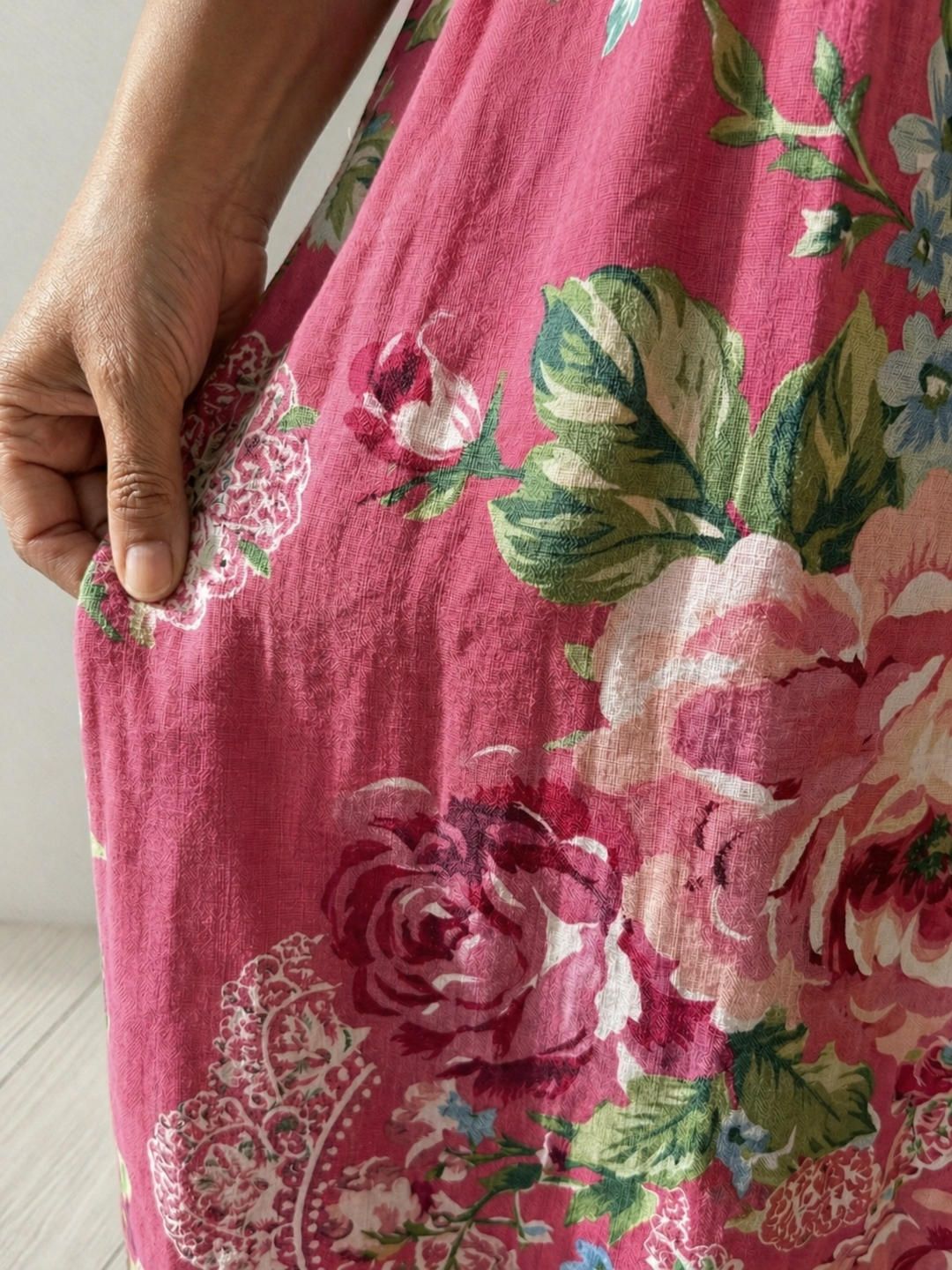 Katharina | Garden Bloom Midi-Kleid