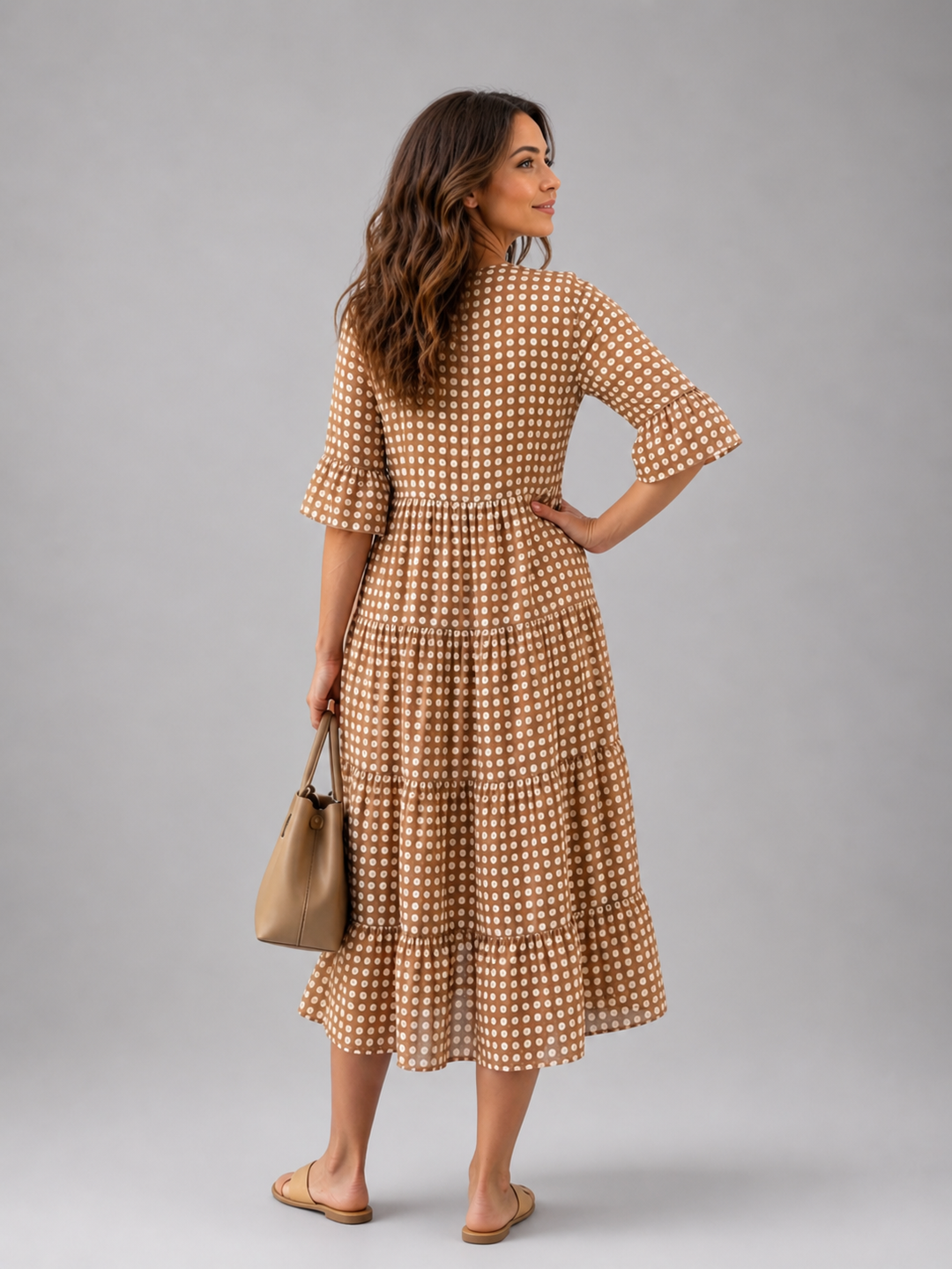 Sabine | Polka-Dot Midi-Kleid
