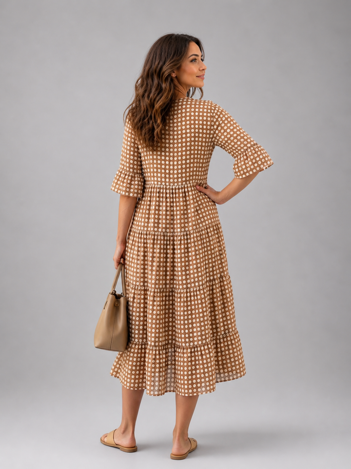Sabine | Polka-Dot Midi-Kleid
