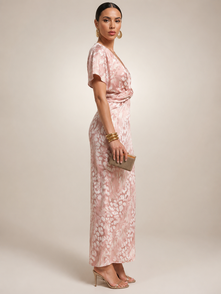 Stella | Maxikleid mit abstraktem Muster