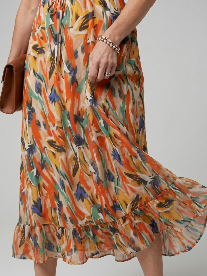 Dorothea Midikleid Spaghettiträger – Ansicht 03
