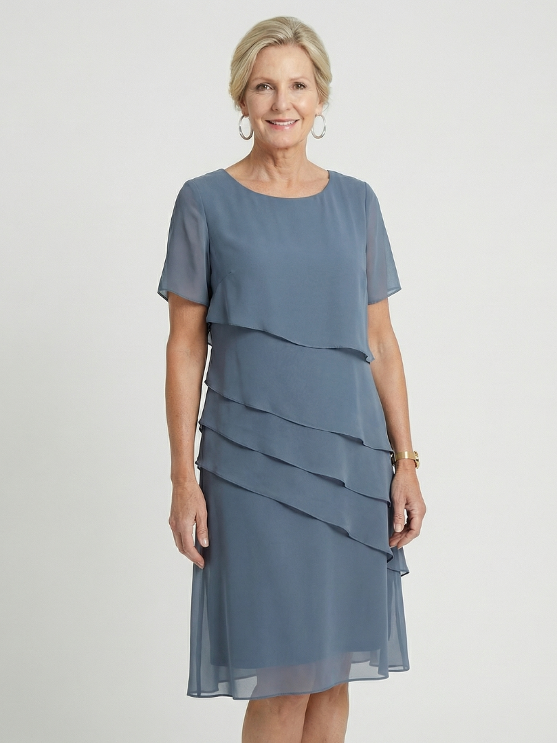 Luisa | Figurbetontes Midi-Kleid