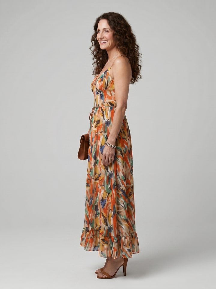 Dorothea Midikleid Spaghettiträger – Ansicht 02