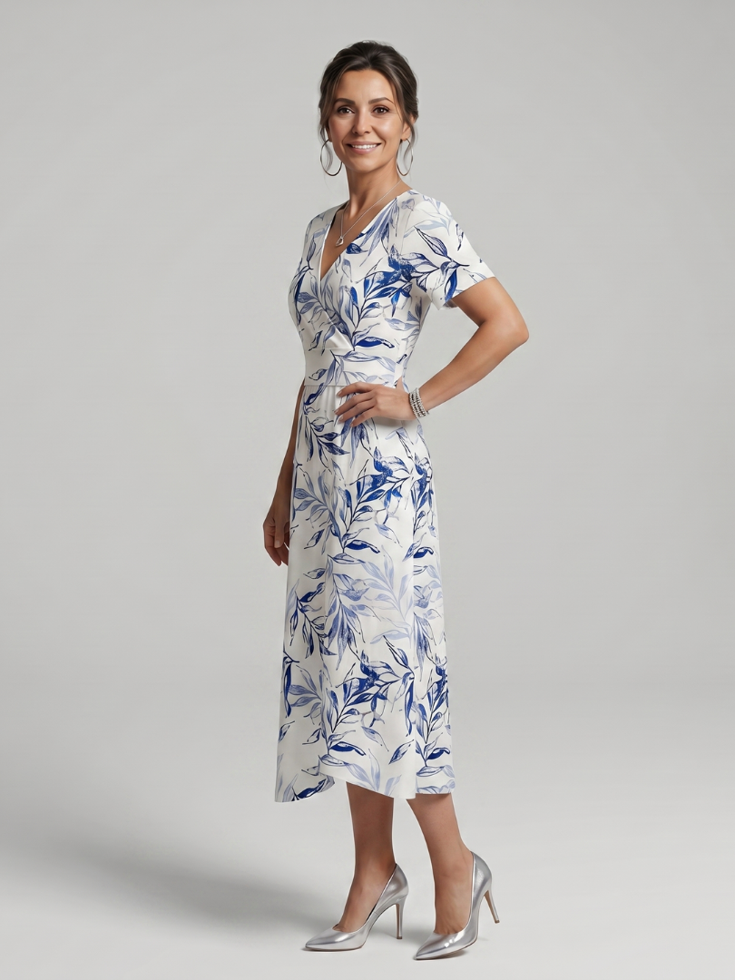 Luise Botanisches Midikleid – Ansicht 02
