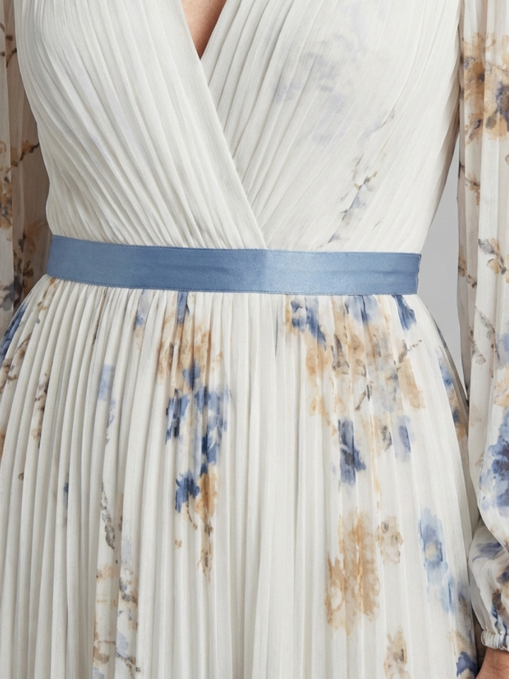 Romina | Langärmliges Maxikleid