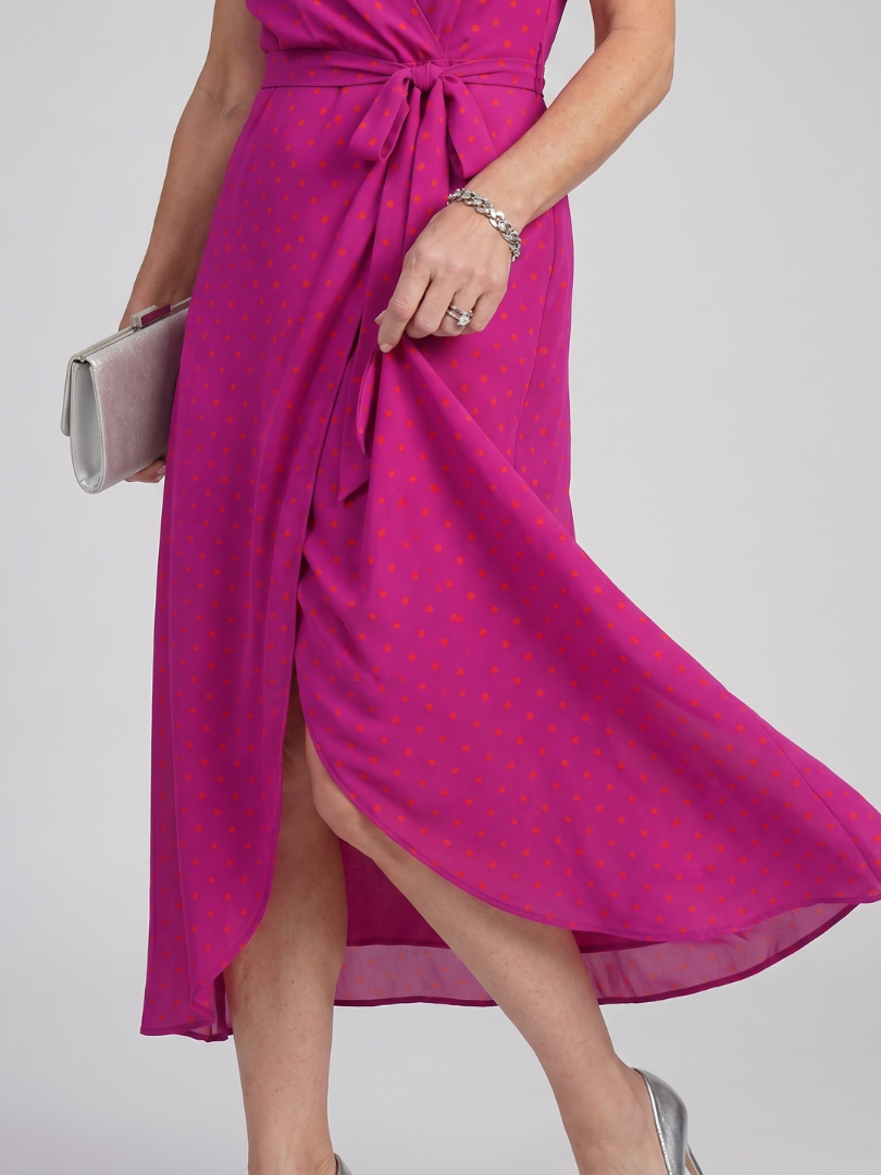 Lotte Wickelmidikleid Blumenmuster – Ansicht 06