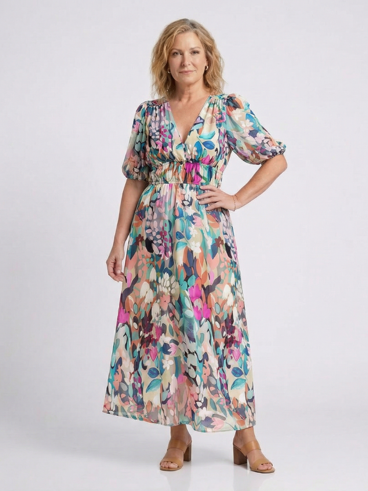 Eva | Elegante midi-jurk