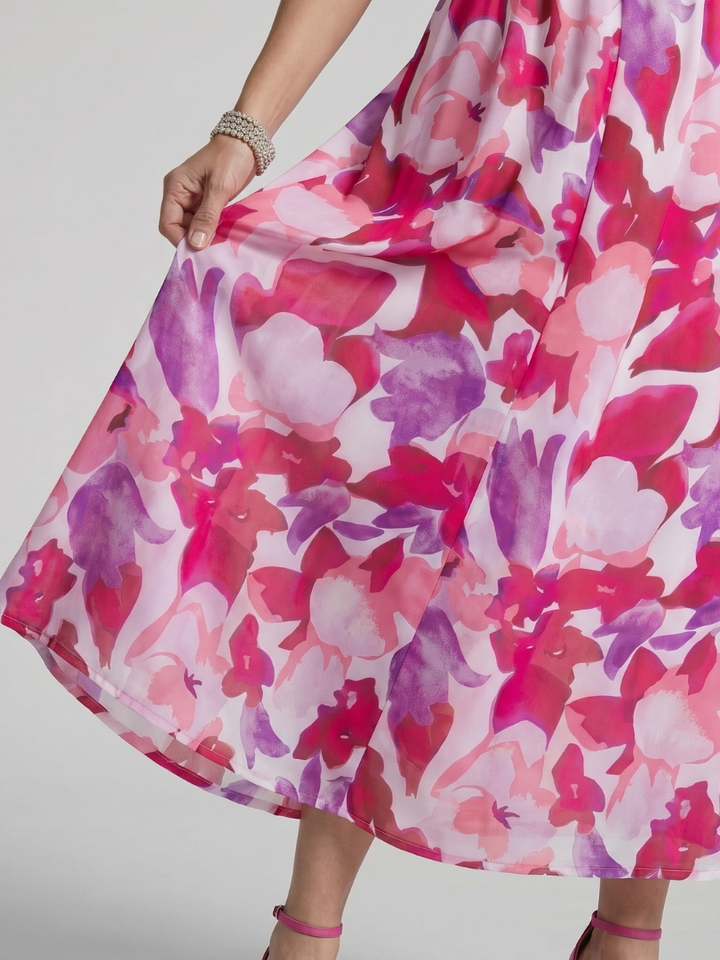 Paula Midikleid Puffärmel – Ansicht 05