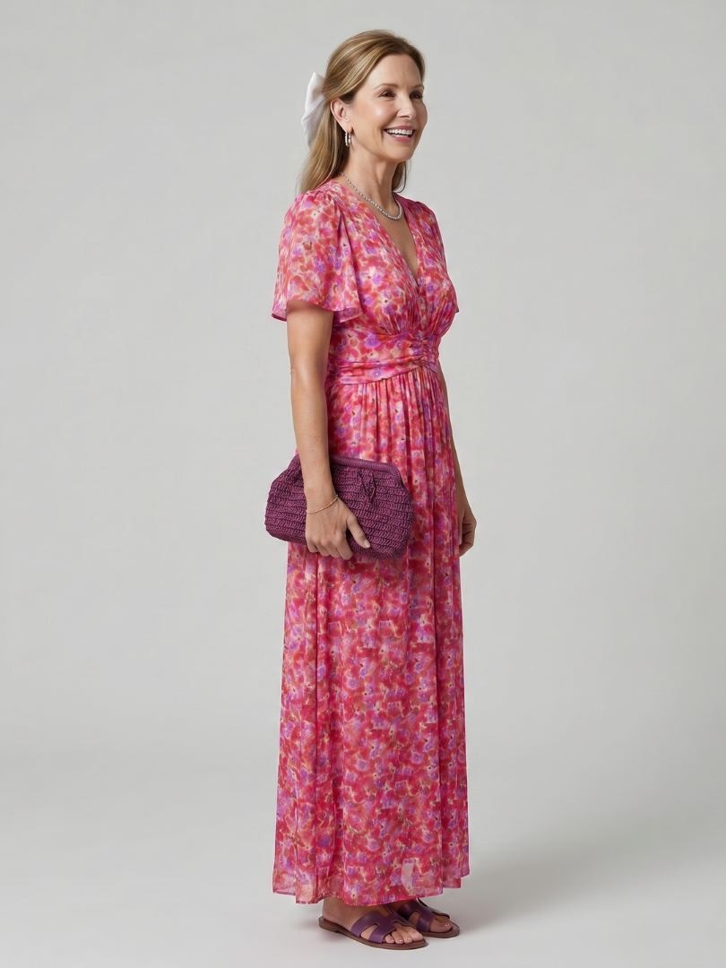Hanna Midikleid Blümchenmuster – Ansicht 02