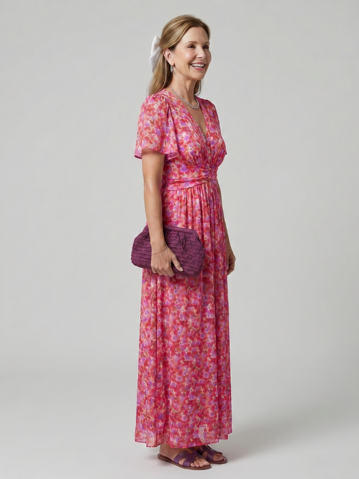 Hanna Midikleid Blümchenmuster – Ansicht 02