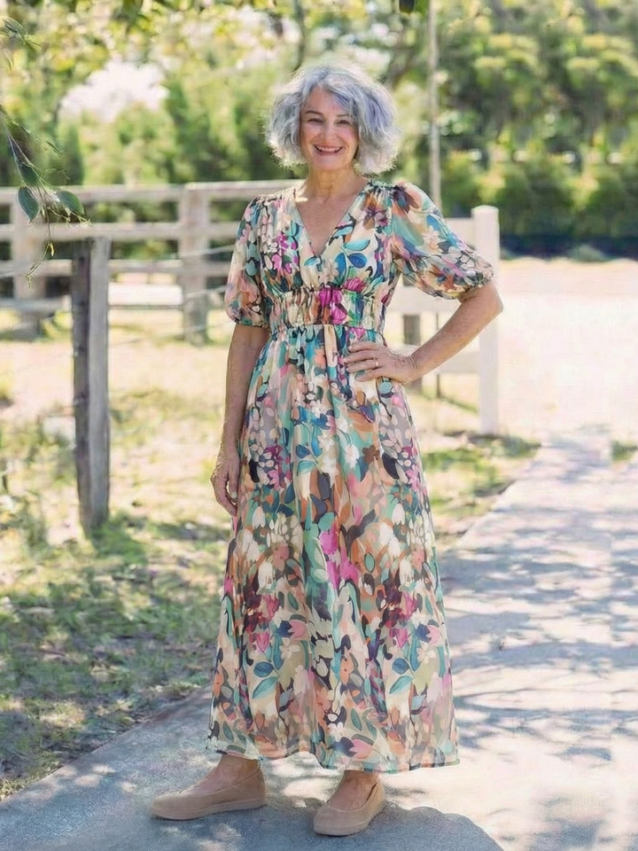 Eva | Elegante midi-jurk