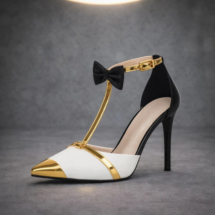 Elisabeth | T-Steg-Stiletto mit Schleife – Ansicht 08