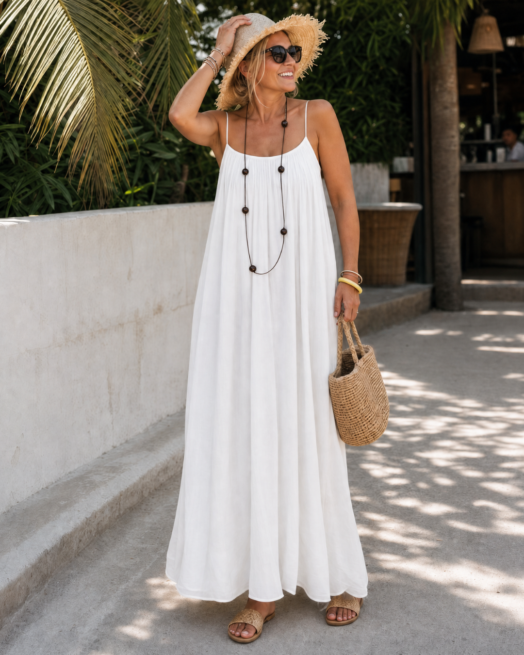 Amener Kleid Weiß