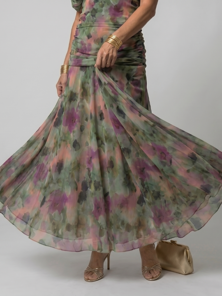 Silke | Off-shoulder midi-jurk