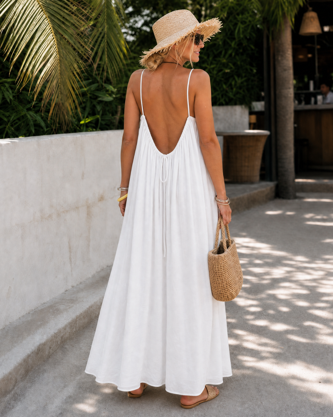 Amener Kleid Beige