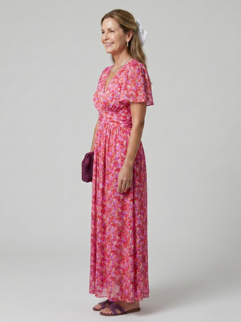 Hanna Midikleid Blümchenmuster – Ansicht 03
