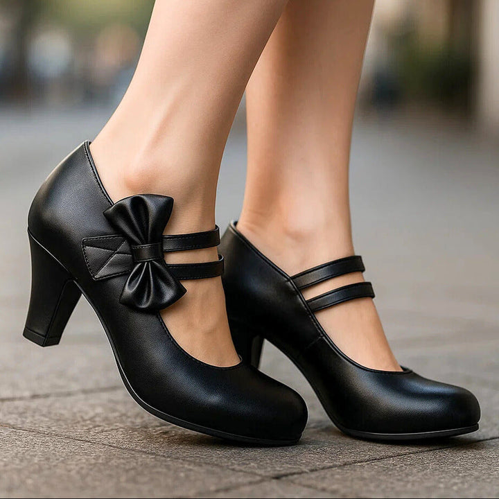 Hanna | Mary-Jane-Pumps mit Schleife – Ansicht 10