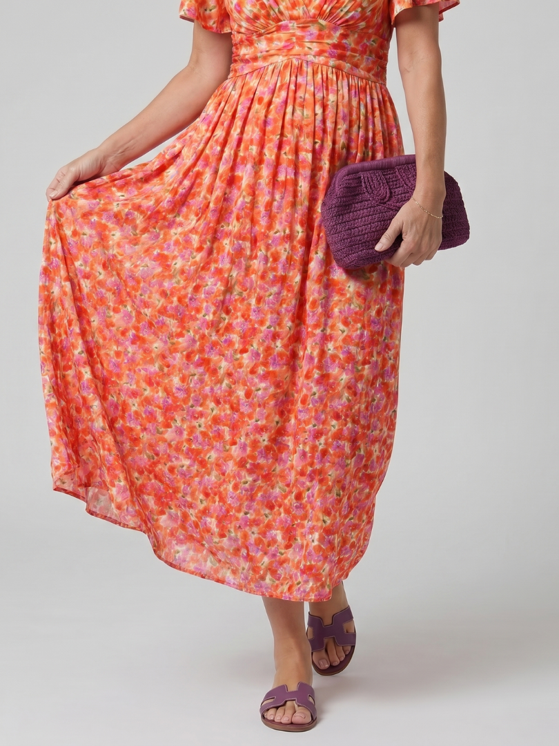 Hanna Midikleid Blümchenmuster – Ansicht 06
