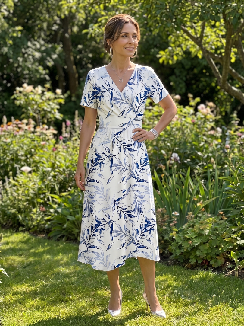Luise Botanisches Midikleid – Ansicht 04