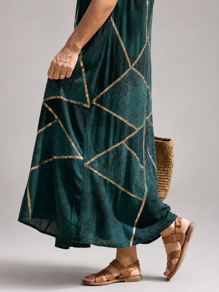 Elara | Kalme Golf Midi-jurk