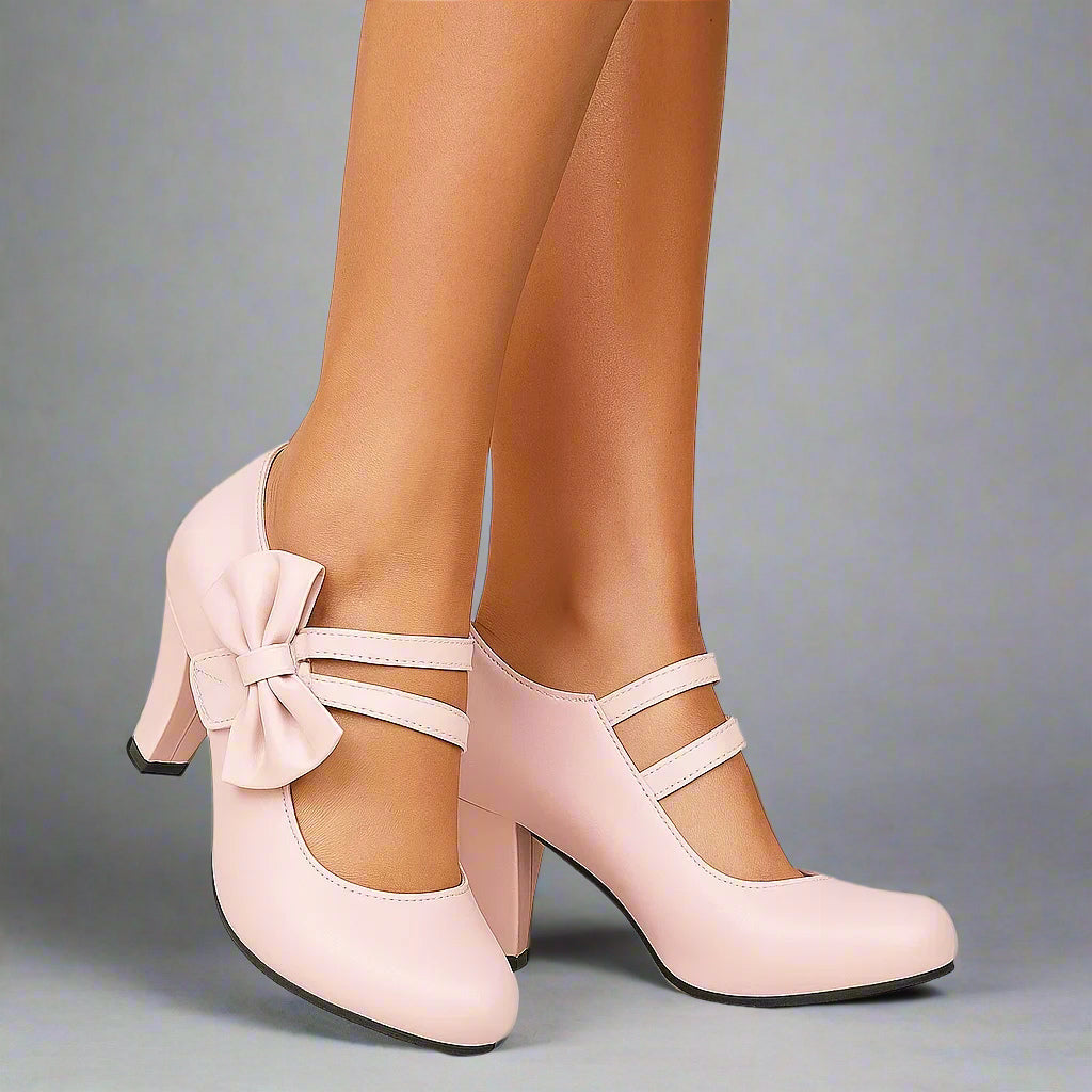 Hanna | Mary-Jane-Pumps mit Schleife – Ansicht 06