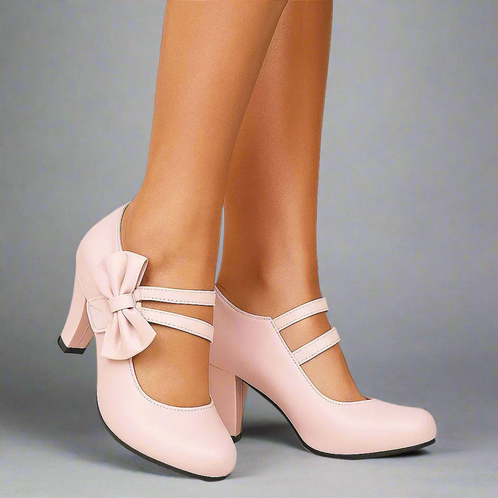 Hanna | Mary-Jane-Pumps mit Schleife – Ansicht 06