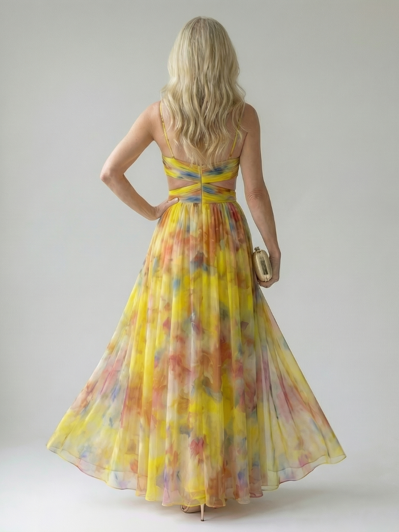 Charlotte | Zachte wikkelmaxijurk
