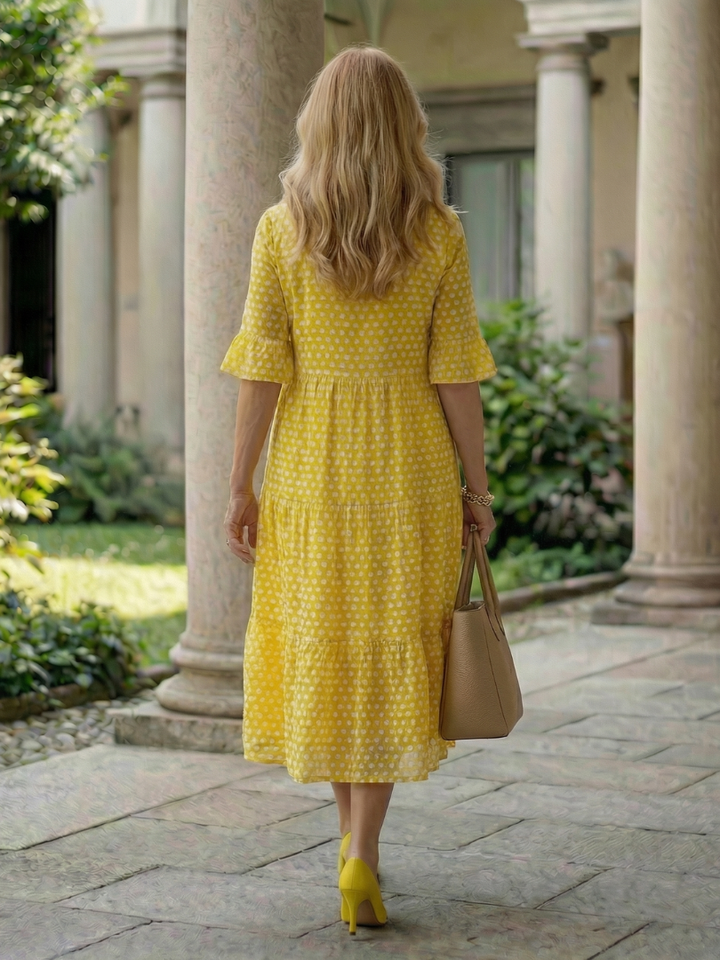 Sabine | Polka-Dot Midi-Kleid
