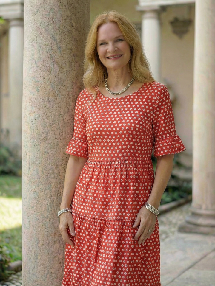 Sabine | Polka-Dot Midi-Kleid