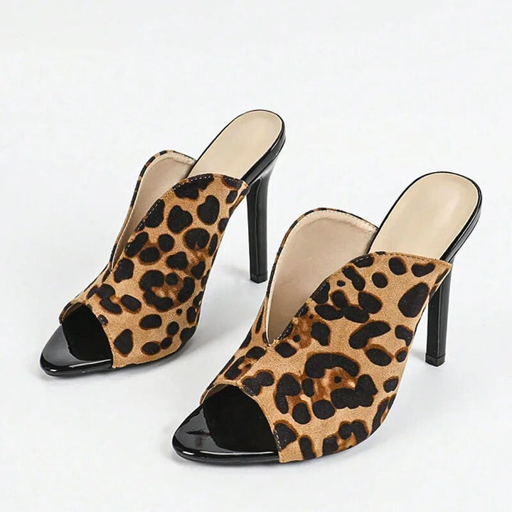 Leona | Mules mit Leopardenmuster – Ansicht 08