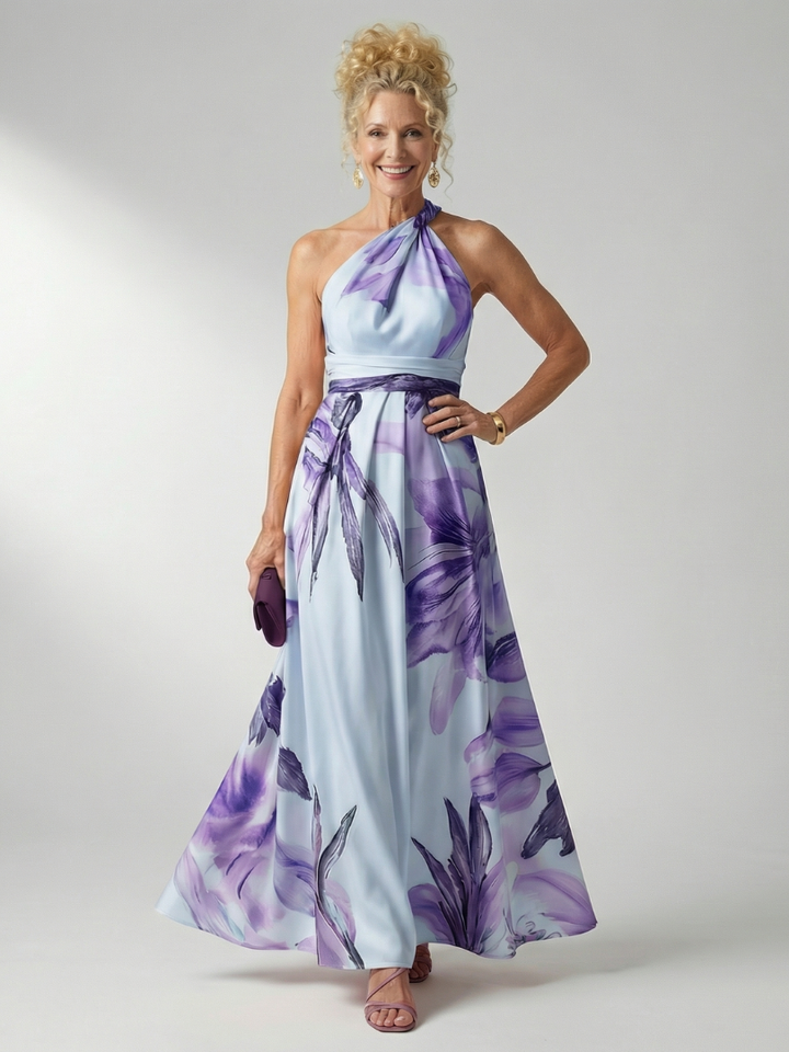 Daniela | Bloemen maxi-jurk