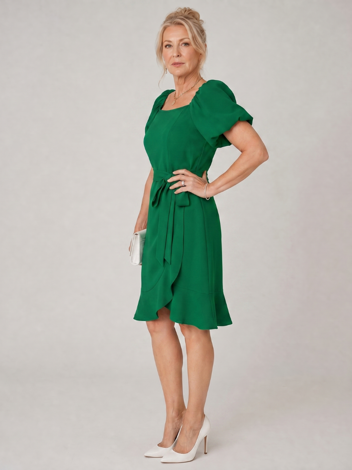Magdalena – Minikleid mit Puffärmeln – Ansicht 03