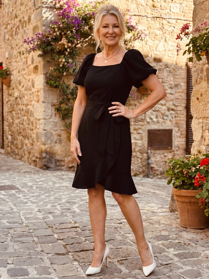 Magdalena – Minikleid mit Puffärmeln – Ansicht 09