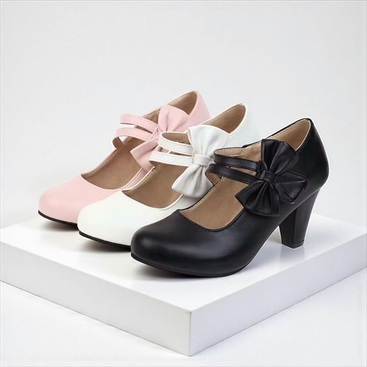 Hanna | Mary-Jane-Pumps mit Schleife – Ansicht 16