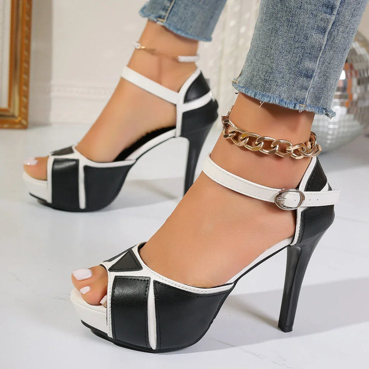 Mareike | Elegante Peeptoe-Plateaupumps – Ansicht 09