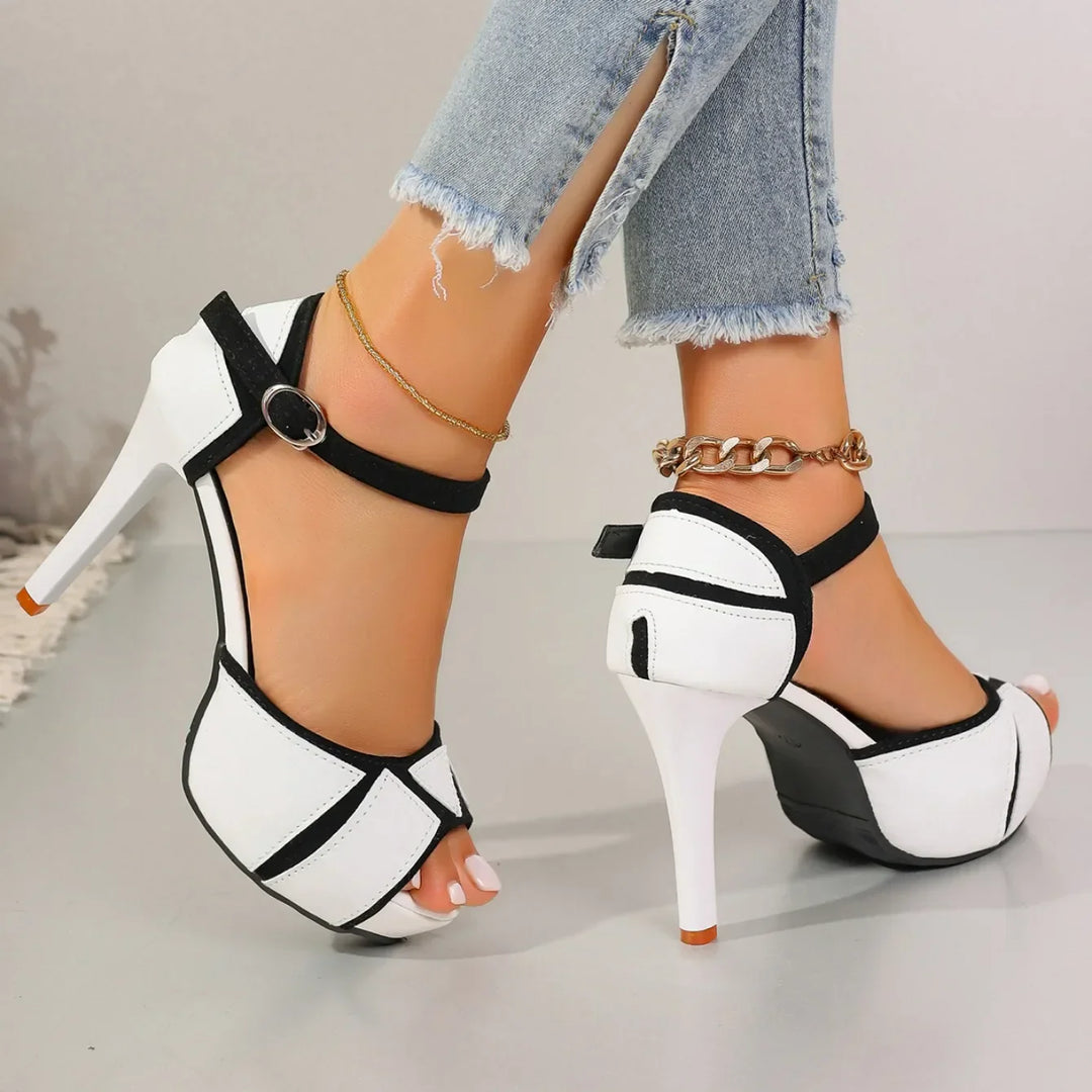 Mareike | Elegante Peeptoe-Plateaupumps – Ansicht 10