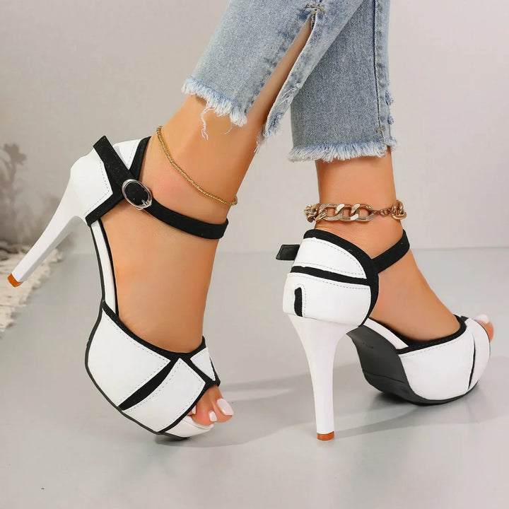 Mareike | Elegante Peeptoe-Plateaupumps – Ansicht 10